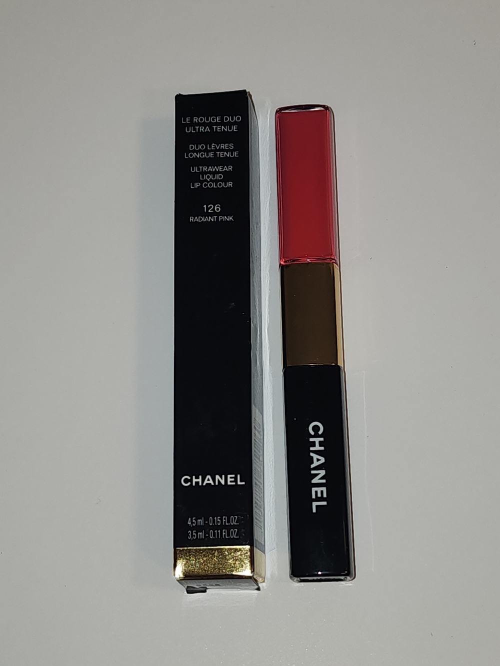 Chanel Le Rouge Duo Ultra Tenue – Shade 126 Radiant Pink (Discontinued / Rare)